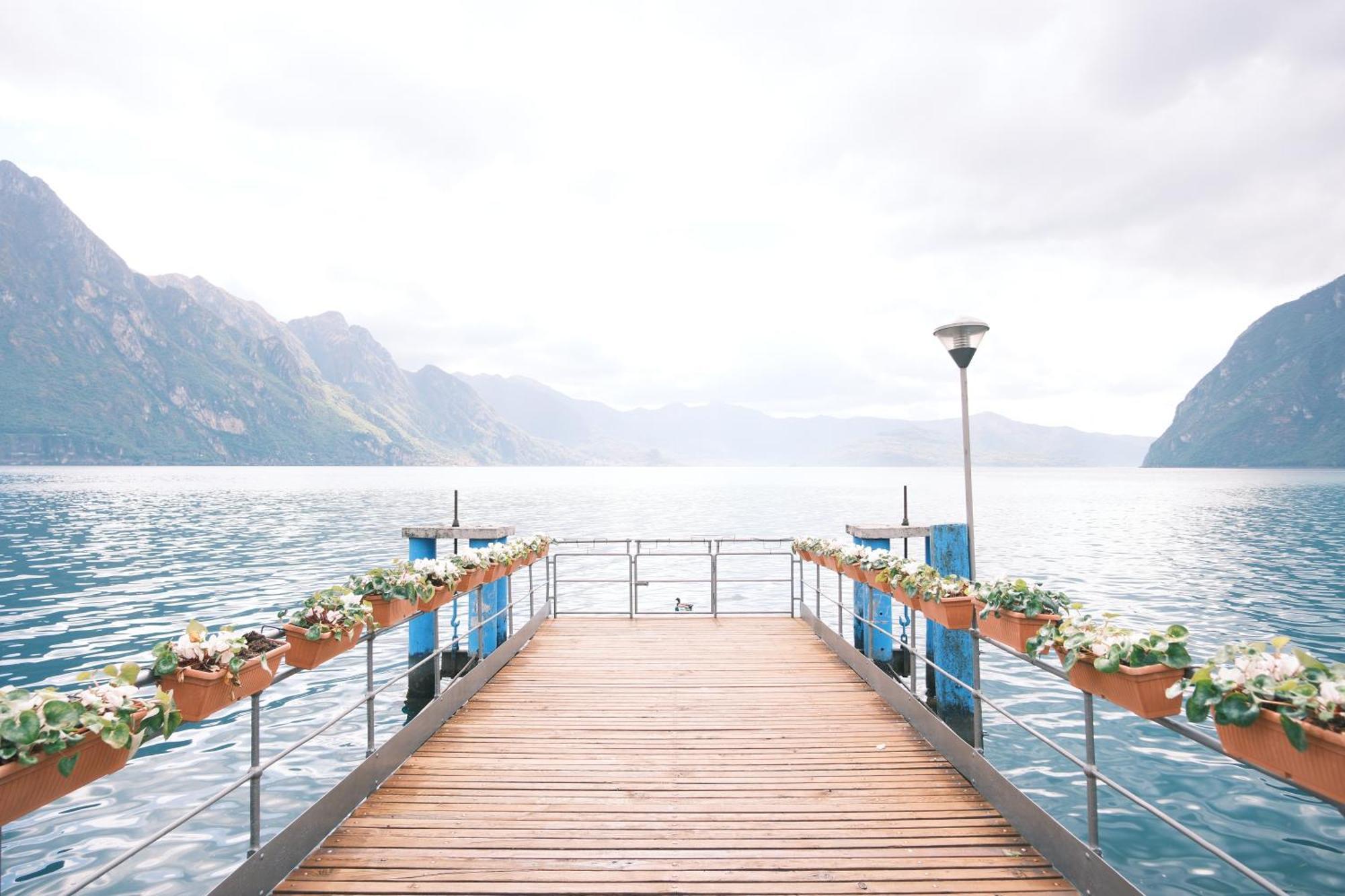 Costa Blu - Terrace Overlooking The Lake & Pool Рива ди Солто Екстериор снимка